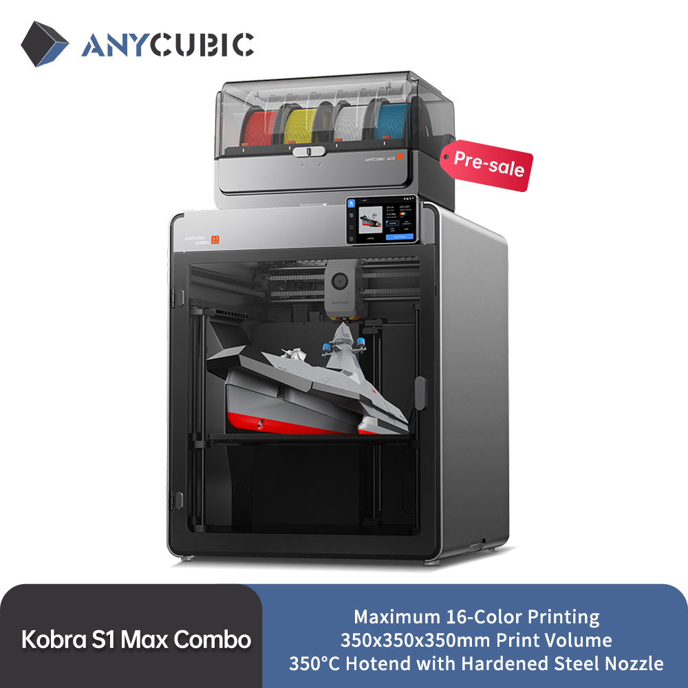 Corexy 3D Printer Kit - Anycubic Kobra S1 Max Combo Mehrfarben-3D-Drucker