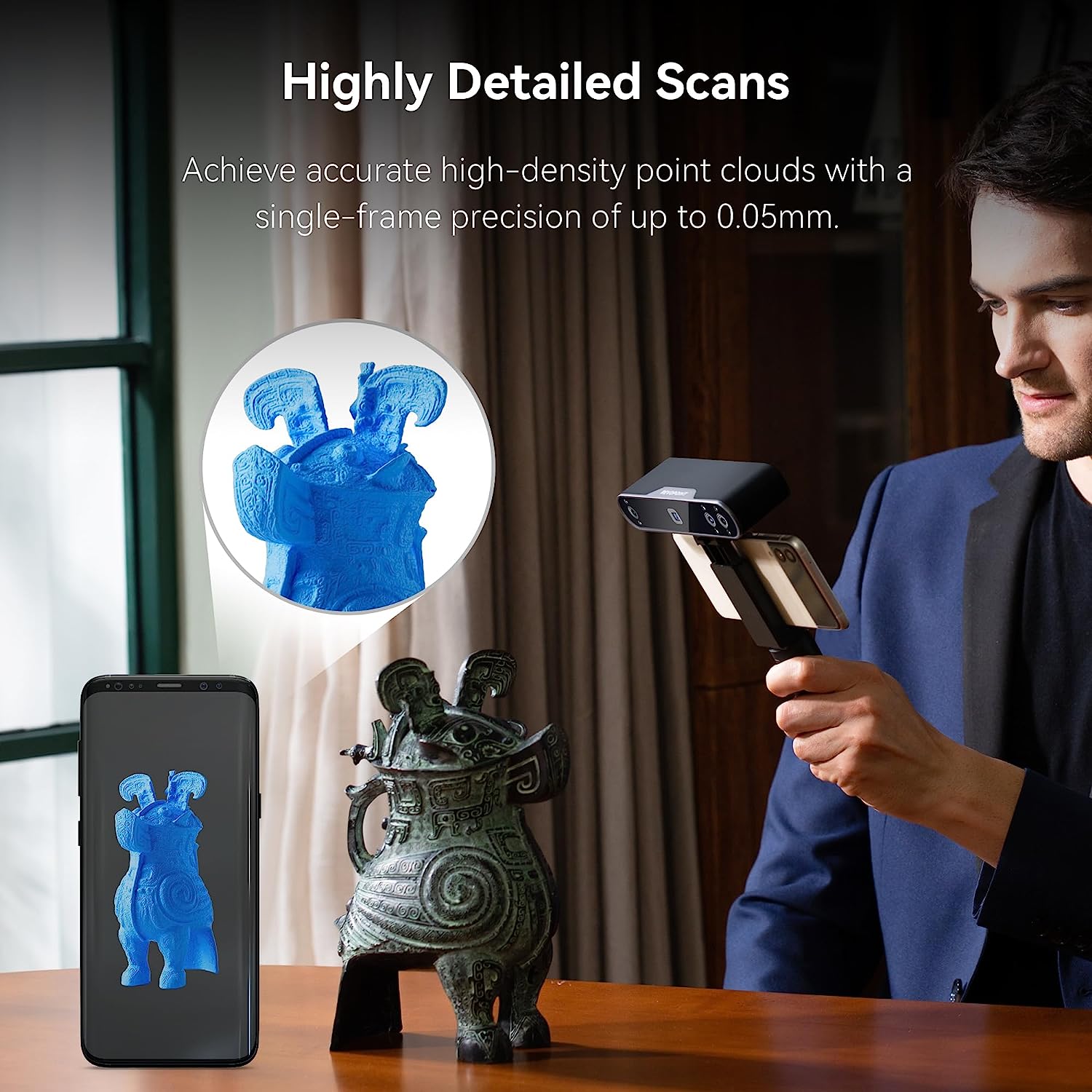 Hochpräziser tragbarer 3D-Lase – Handheld 3D Scanner High Precision Bewertung und Preis